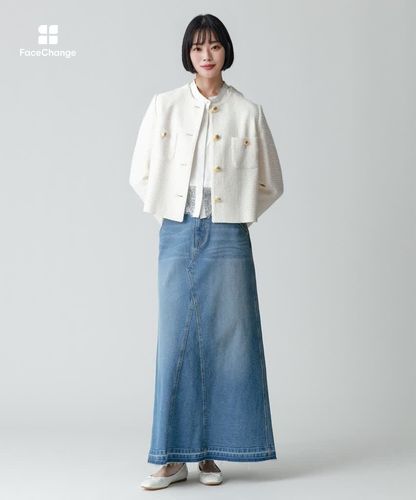 ◯ m様　アルアバイル 24SS 定価5.3万 ツイードノーカラー ジャケット black-hair-bob-with-bangs.jpg