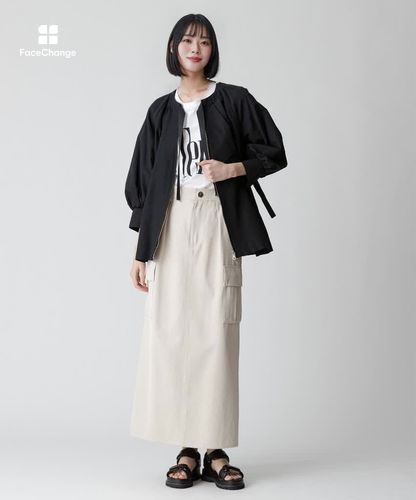 バルキーチノカーゴスカート|allureville OFFICIAL SITE / ONLINE SHOP