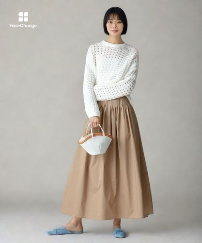 タフタピンタックギャザースカート|allureville OFFICIAL SITE