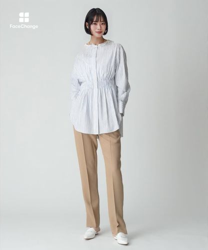 フロントギャザーシャツ|allureville OFFICIAL SITE / ONLINE SHOP