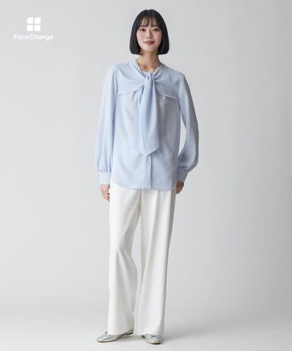 スムージーリップスカーフネックブラウス|allureville OFFICIAL SITE