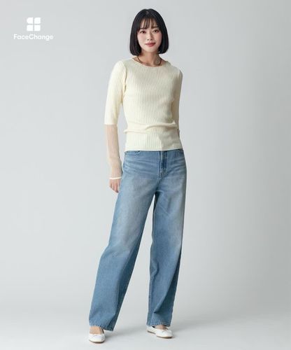 アルアバイル　ルルウィルビー シアーカフスワイドリブプルオーバー シアーカフスワイドリブプルオーバー|allureville OFFICIAL SITE