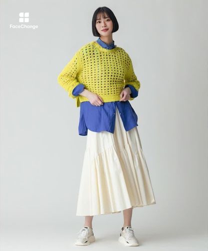 コットンリリーメッシュプルオーバー|allureville OFFICIAL SITE