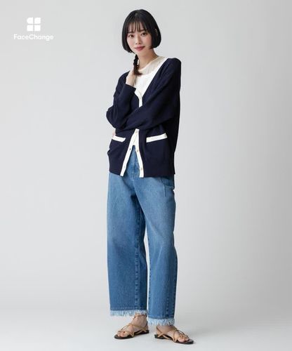 ハイツイストコットンV カーディガン|allureville OFFICIAL SITE