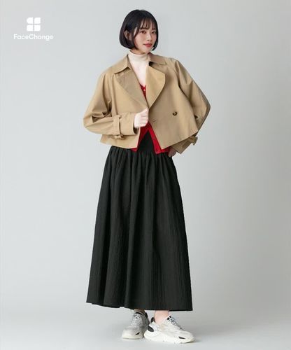ショートトレンチコート|allureville OFFICIAL SITE / ONLINE SHOP