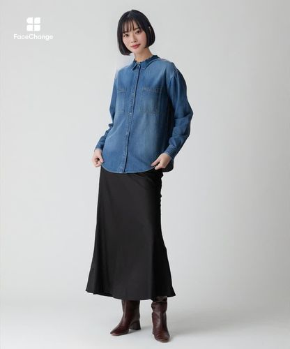 シアーボイル スカート シャイニーシアーボイルスカート | NATURAL BEAUTY BASIC（ナチュラル