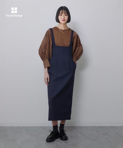 Uネックラインジャンパースカート|allureville OFFICIAL SITE / ONLINE