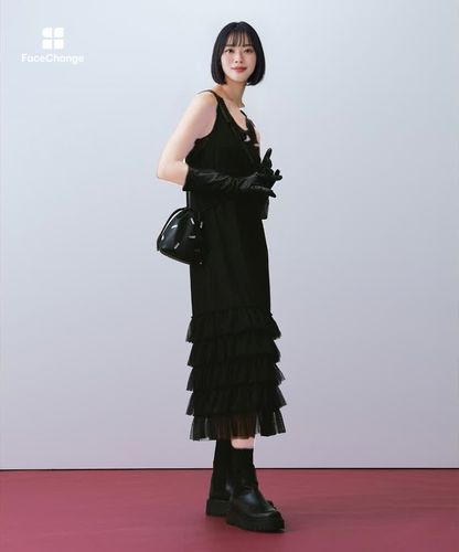 チュールフリルティアードワンピース|allureville OFFICIAL SITE