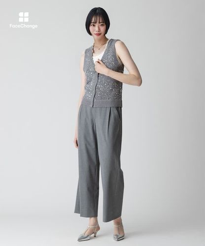 スパンコールニットジレ|allureville OFFICIAL SITE / ONLINE SHOP