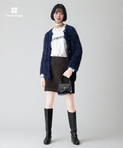 テープシャギーカーディガン|allureville OFFICIAL SITE / ONLINE SHOP