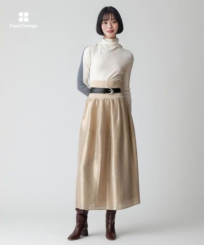 バイカラータートルプルオーバー|allureville OFFICIAL SITE / ONLINE