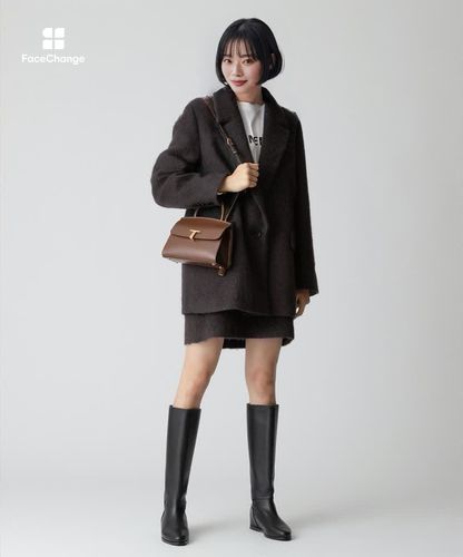 モヘヤシャギーハーフチェスターコート|allureville OFFICIAL SITE