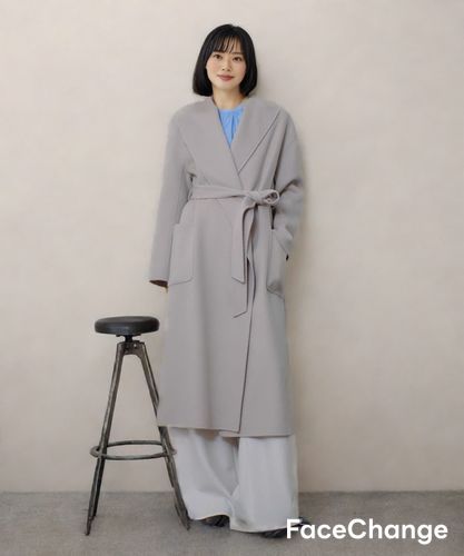 カシミヤ混リバービックショールコート|allureville OFFICIAL SITE