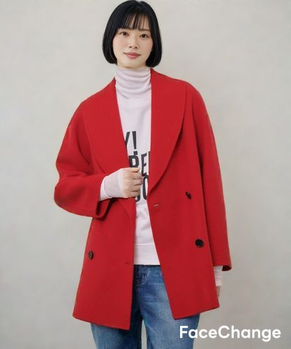 リバーショールカラーミドルタケコート|allureville OFFICIAL SITE