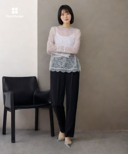 ダブルクロスタックテーパードパンツ|allureville OFFICIAL SITE