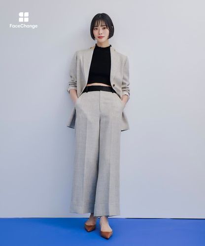 【美品】 allureville(アルアバイル) リネン混 テーラードジャケット ウールリネンテーラードジャケット|allureville OFFICIAL SITE