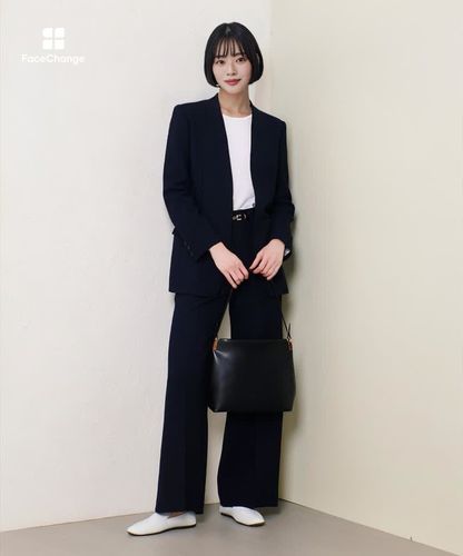 マットストレッチノーカラージャケット|allureville OFFICIAL SITE