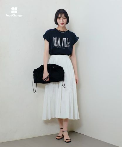 ◇バイヤス切替ギャザースカート|allureville OFFICIAL SITE / ONLINE