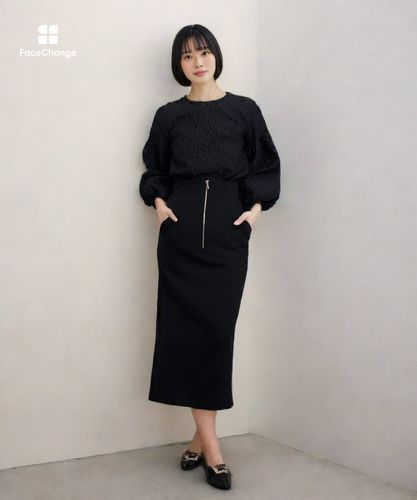 フロントジップサスペンダースカート|allureville OFFICIAL SITE