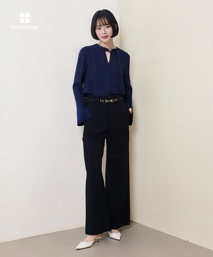 アセテートサテンタックパンツ|allureville OFFICIAL SITE / ONLINE