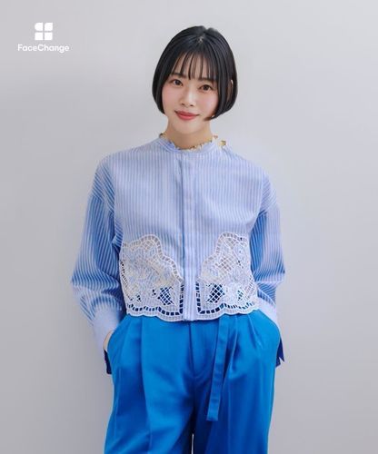 エンブロイダリーポイントシャツ|allureville OFFICIAL SITE / ONLINE