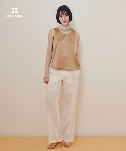 サテンタンクブラウス|allureville OFFICIAL SITE / ONLINE SHOP