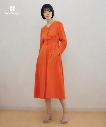 Vネックタックワンピース|allureville OFFICIAL SITE / ONLINE SHOP