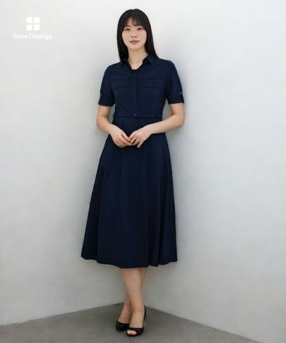 サッカースキッパーターンバックワンピース|allureville OFFICIAL SITE