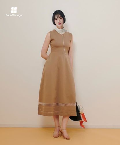 ◇ウエストマークリブワンピース|allureville OFFICIAL SITE / ONLINE