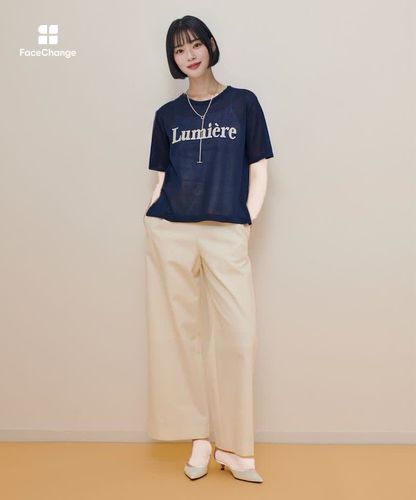 エンブロイダリーロゴニットT|allureville OFFICIAL SITE / ONLINE