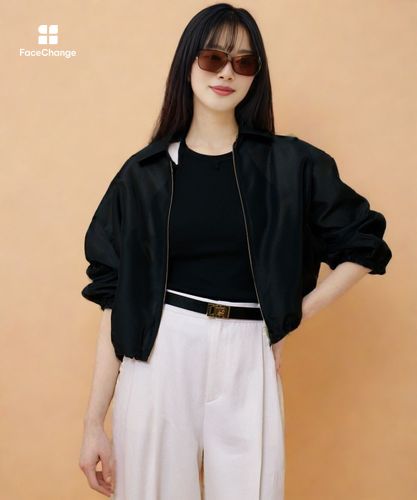 オーガンジーステンカラーブルゾン|allureville OFFICIAL SITE