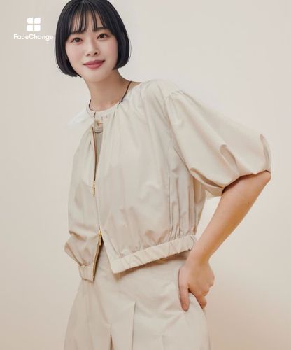 マットタフタショートブルゾン|allureville OFFICIAL SITE / ONLINE