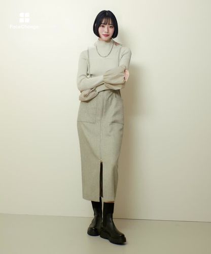 メランジピンヘッドサススカート|allureville OFFICIAL SITE / ONLINE