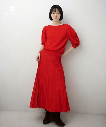 ソウバリシアーコンビプリーツスカート|allureville OFFICIAL SITE