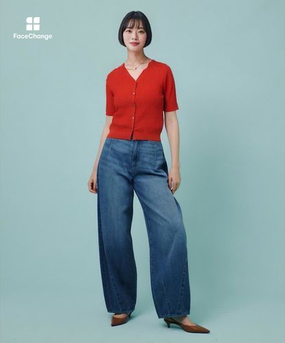 セミバギーデニムパンツ|allureville OFFICIAL SITE / ONLINE SHOP