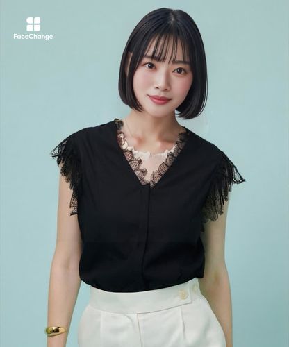 allureville ブラウス シャツ レースカラー レディース ブラック レースカラーブラウス|allureville OFFICIAL SITE / ONLINE SHOP