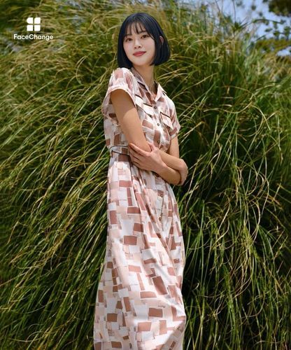 ジオメトリックSAFARIドレス|allureville OFFICIAL SITE / ONLINE SHOP