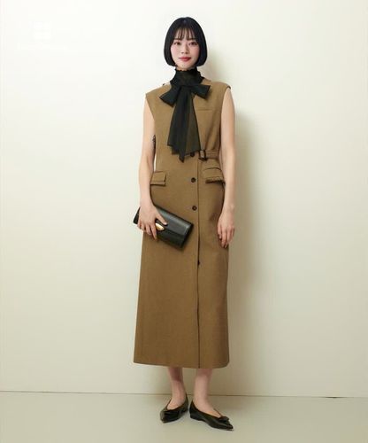 ツィードライクロングジレワンピース|allureville OFFICIAL SITE