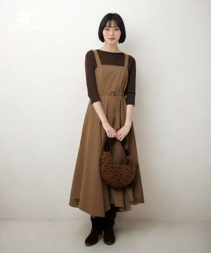 イレギュラーヘムジャンパースカート|allureville OFFICIAL SITE