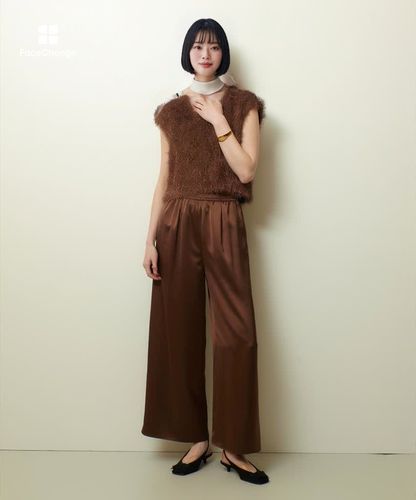 アルアバイル　ドライシャギープルオーバーアイボリー allureville（アルアバイル） ニット セーター ドライシャギープル