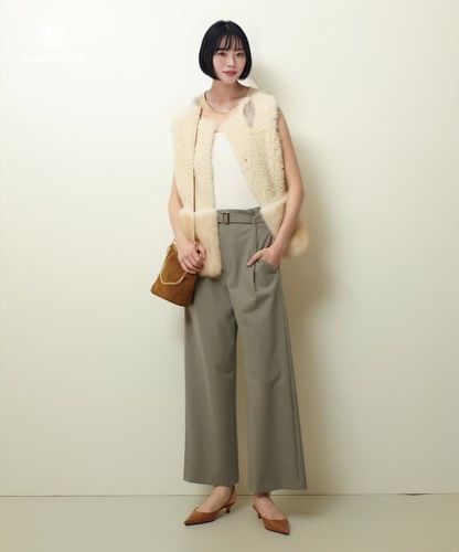 フェイクボアコンビニットジレ|allureville OFFICIAL SITE / ONLINE