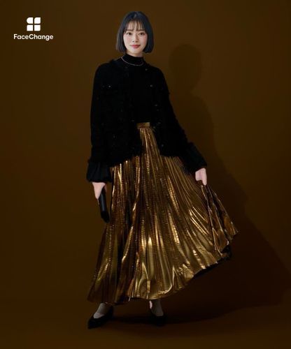スパンコールジャガードニットジャケット|allureville OFFICIAL SITE