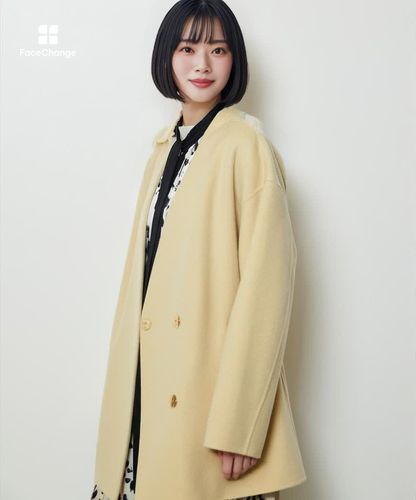 カシミヤ混リバーミドルラップコート|allureville OFFICIAL SITE