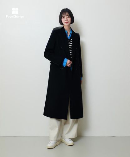 カシミヤ混ロングチェスターコート|allureville OFFICIAL SITE