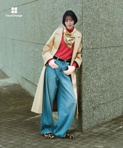 超美品✨allureville✨ワイドカフビーバーショートコート　レッド セール】 ショートビーバーファネルネックコート （その他アウター