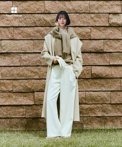 カシミヤ混リバーショールコート|allureville OFFICIAL SITE / ONLINE