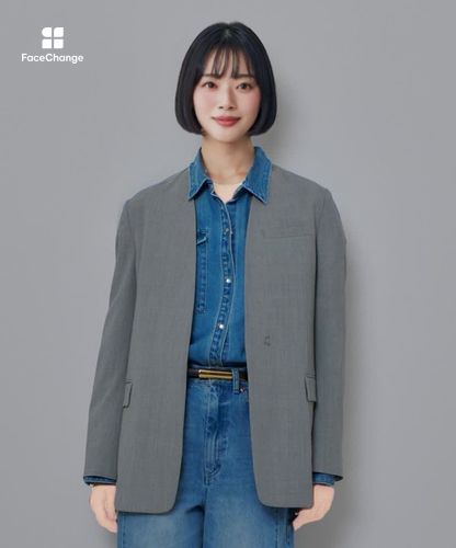 ストレッチノーカラージャケット|allureville OFFICIAL SITE / ONLINE