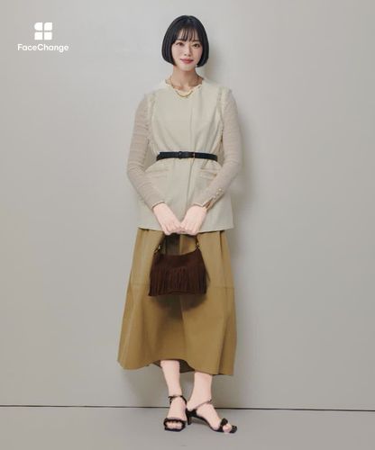 ミックスツイードフレアジレ|allureville OFFICIAL SITE / ONLINE SHOP
