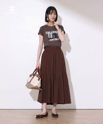 ◇バイヤス切替ギャザースカート|allureville OFFICIAL SITE / ONLINE