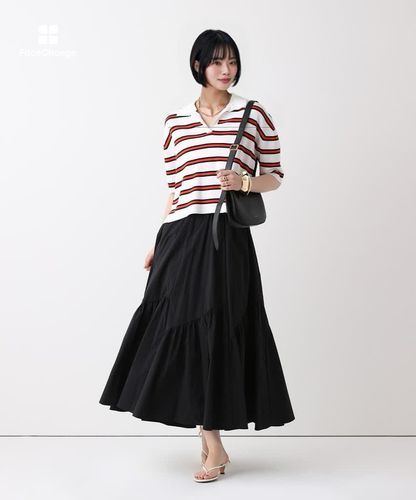 ◇バイヤス切替ギャザースカート|allureville OFFICIAL SITE / ONLINE
